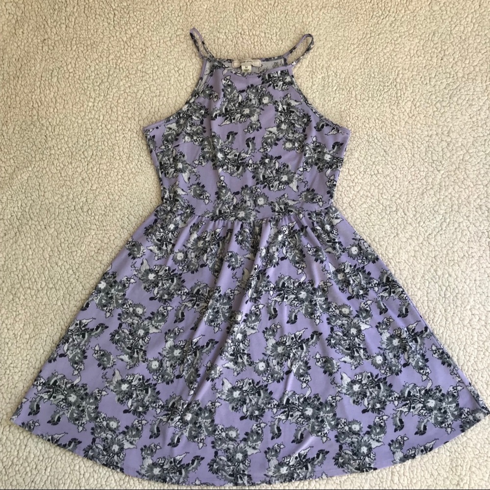 Floral lilac dress